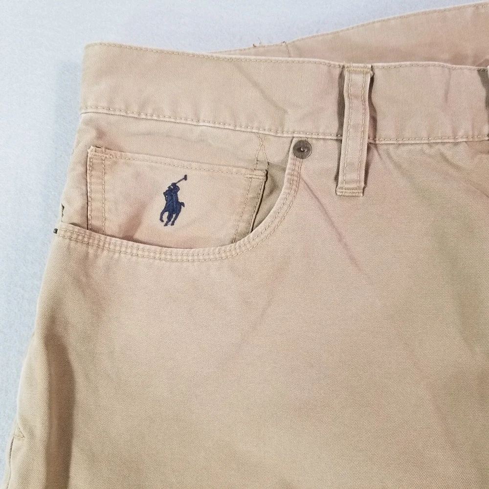 Polo Ralph Lauren jeans men's 36x32 brown relaxed fit straight denim pants
